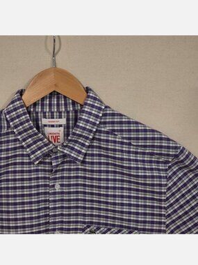 Lacoste Live Skinny Fit Short Sleeve Button Down 42/L